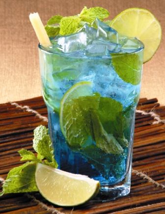 mojito curacao rum leaves cubana comida zszywka liqueur mojitos cabarete przypite